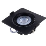 Светодиодный светильник ЭРА KL LED 21A-5 4K BK квадр поворотн. LED SMD 5W 4000K, Б0039688 (артикул 15980684) – фото 1