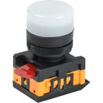Сигнальная лампа IEK AL-22TE белая, неон BLS30-ALTE-K01 (артикул 15164610) – фото 1