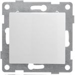 Выключатель GUSI ELECTRIC Bravo 1 клавиша, СУ, 10А, 250В, белый С10В1-001 (артикул 16032806) – фото 1