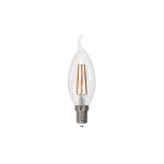 Светодиодная лампа Uniel Форма свеча на ветру Серия Sky LED-CW35-9W/3000K/E14/CL PLS02WH UL-00005168 (артикул 15951202) – фото 1