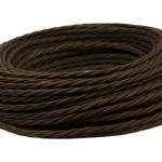 Двухжильный провод Interior Electric ПВХ, сечение 2*2,5 цвет шоколад 10 м. ПРВ2.25.03.10.Ш (артикул 16505366) – фото 1