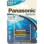 Щелочная батарейка LR03 AAA Evolta 1.5В бл/2 Panasonic 5410853044840 (артикул 15545827) – фото 1