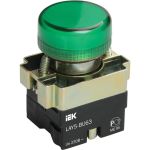 Индикатор IEK LAY5-BU63, зеленого цвета, d22мм BLS50-BU-K06 (артикул 16302136) – фото 1