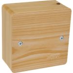 Универсальная коробка для кабель-каналов Ruvinil, 85х85х42 сосна IP40 65015-27М (артикул 16630154) – фото 1