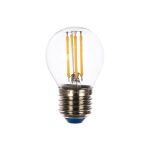 Светодиодная лампа Uniel LED-G45-6W/NW/E27/CL GLA01TR . Форма шар, прозрачная. UL-00002208 (артикул 15932196) – фото 1
