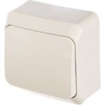 1-клавишный переключатель Schneider Electric ОП Этюд 10А белый BA10-004B (артикул 15873795) – фото 1