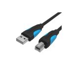 Кабель Vention USB 2.0 AM/BM - 3м, черный VAS-A16-B300 (артикул 16442797) – фото 1