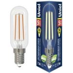 Светодиодная лампа для холодильников и вытяжки Uniel LED-Y25-5W/3000K/E14/CL GLZ04TR UL-00007129 (артикул 16297140) – фото 1