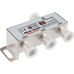 Делитель REXANT ТВ х 3 + 4шт. F BOX 5-1000 МГц Silver 05-6102 (артикул 16198082) – фото 1