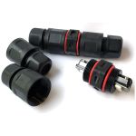 Водостойкий разъем TTAF Elektronik 3 силовых полюса/6 сигнальных 250V 25A/1А IP67 WPI-3602M25 (артикул 17745406) – фото 1