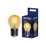 Светодиодная лампа ФОТОН LED FL P45-S 4W E27 2200К, серия ДЕКОР 23965 (артикул 19901902) – фото 1
