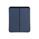 2-клавишный выключатель Schneider Electric AtlasDesign PROFI IP54 открытой установки 10 АХ, антрацит ATN544051 (артикул 21809380) – фото 1