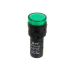Лампа ЭРА AD16DS(LED)матрица, d=16мм, зеленый, 230В AC, 20/1000/28000 Б0045620 (артикул 16453072) – фото 1