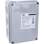 Распаячная коробка IEK открытой проводки, 150x110x70, IP44, KM41241, 10 кабель вводов, ИЭК UKO10-150-110-070-K41-44 (артикул 15162522) – фото 1