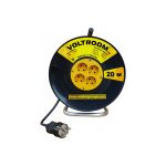 Удлинитель на пластиковой катушке Voltroom ПВС 2*0,75-20 10А, 220В (артикул 16283501) – фото 1
