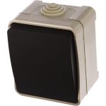 Выключатель Smartbuy 1-клавишный 10А, IP 54 Сатурн SBE-04w-10-SW1-0 (артикул 16052181) – фото 1