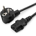 Кабель питания Cablexpert, 1.8м, Schuko- C13, 6А, черный, с заземлением PC-186 (артикул 16483372) – фото 1