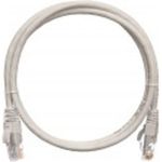 Шнур U/UTP NETLAN 4 пары, Кат.5e, медный, серый, 1м, 10шт. EC-PC4UD55B-BC-LSZH-010-GY-10 (артикул 16393155) – фото 1