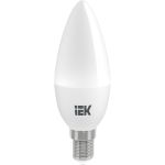 Лампа IEK LED C35 свеча 5 Вт 230 В 3000К E14 LLE-C35-5-230-30-E14 (артикул 16140984) – фото 1