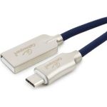 Кабель Cablexpert USB 2.0 AM/microB, длина 1.8м, синий CC-P-mUSB02Bl-1.8M (артикул 16205132) – фото 1