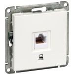 Телефонная розетка Schneider Electric W59, RJ11, 160В, 1А, белый RSI-152T-1-86 (артикул 16313812) – фото 1