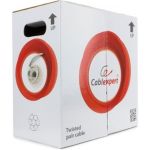 Кабель Cablexpert UTP5e, 4 пары, 0.51 мм, CCA, одножильный, 305 м, серый UPC-5051E-SOL (артикул 15937293) – фото 1
