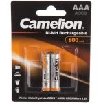 Аккумулятор Camelion 1.2В AAA-600mAh Ni-Mh BL-2, 2695 (артикул 15084079) – фото 1