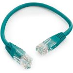 Патч-корд Cablexpert UTP кат.5e PP12-0.25M/G, 0.25м, литой, многожильный зелёный PP12-0.25M/G (артикул 15933259) – фото 1