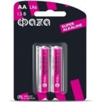 Алкалиновая батарейка ФАZА LR 6 Super Alkaline BL-2 2858443 (артикул 16192455) – фото 1