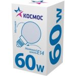 Матовая лампа накаливания КОСМОС ШР мт 60W E14 LKsmSSpFr60E14v2 (артикул 15429128) – фото 1