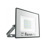 Светодиодный многоматричный прожектор FERON LL-1000, 30W, 6400К, 3000Lm, IP65, 28хOSRAM чёрный 41539 (артикул 18839994) – фото 1