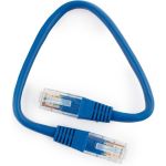 Патч-корд Cablexpert UTP, категория 5e, 0.25м, литой, многожильный, синий PP12-0.25M/B (артикул 16016901) – фото 1