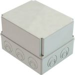 Распаячная коробка с крышкой ОП 240х195х165мм, IP55, кабельные ввода d28-3шт, d37-2шт TDM SQ1401-1274 (артикул 15516429) – фото 1