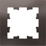 Рамка Schneider Electric 1-м ATLAS DESIGN мокко ATN000601 (артикул 15873777) – фото 1