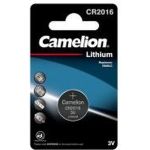 Литиевая батарейка Camelion CR2016 BL-1, 3V 3068 (артикул 15083851) – фото 1