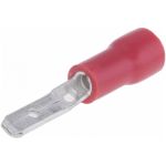 Плоская клемма REXANT, изолированная, штекер 2.8 мм 0.5-1.5 кв.мм, красная 08-0311 (артикул 16252100) – фото 1