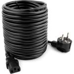 Кабель питания Cablexpert Schuko-C13, VDE, 10А, 10м, черный, с заземлением PC-186-VDE-10M (артикул 16206416) – фото 1
