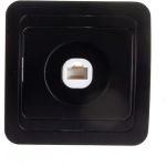 Компьютерная розетка Smartbuy RJ45 1-местная черная Марс SBE-02b-S1-RJ (артикул 16052443) – фото 1