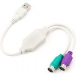 Конвертер Cablexpert, PS/2 устройства - USB порт, 2xPS/2 /AM, блистер, UAPS12 (артикул 16206466) – фото 1