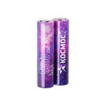 Высокотоковый аккумулятор КОСМОС 2200мАч 18650 Li-ion без защиты, 2S, KOC18650Li22UL20CS2 (артикул 24428644) – фото 1