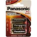 Щелочная батарейка LR14 C Pro Power Xtreme 1.5В бл/2 Panasonic 5410853024170 (артикул 15545809) – фото 1