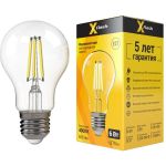Светодиодная лампочка X-Flash XF-E27-FL-A60-6W-4000K-230V арт.48038 (артикул 16530963) – фото 1