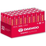 Алкалиновая батарейка DAEWOO LR03 ENERGY Alkaline 2021 Pack-32 5030084 (артикул 17385786) – фото 1