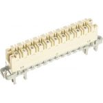 Размыкаемый плинт TWT LSA-PLUS-PROFIL HIGHBAND категория 5 маркировка от 0 до 9 под хомут LSA10P-DIS-5E (артикул 16102496) – фото 1