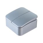 2-клавишный выключатель Schneider Electric открытой проводки Blanca 10А IP20 5 250В алюминий BLNVA105013 (артикул 18144787) – фото 1