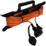 Удлинитель на рамке Gigant б/з ПВС 2х0,75 6A 20м IP 44 PE-006 (Россия) (артикул 16042850) – фото 1