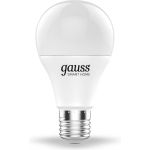 Умная Wi-fi лампочка Gauss, Smart Light DIM E27 А60 8,5 Вт 2700-6500K, диммируемая, управление голосом/смартфон��м 1050112 (артикул 16404179) – фото 1