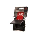 Розетка LK Studio с з/к, шторками и крышкой, черный бархат 863408-1 (артикул 16062440) – фото 1