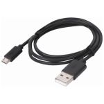 Кабель SONNEN USB2.0-micro USB 1м медь для передачи данных и зарядки черный 513115 (артикул 16425192) – фото 1