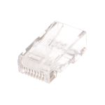 Вилка Cablexpert RJ-45 8P8C LC-8P8C-002 универсальная кат.6, контакты 30 микрон 100 шт LC-8P8C-002 (артикул 15933251) – фото 1